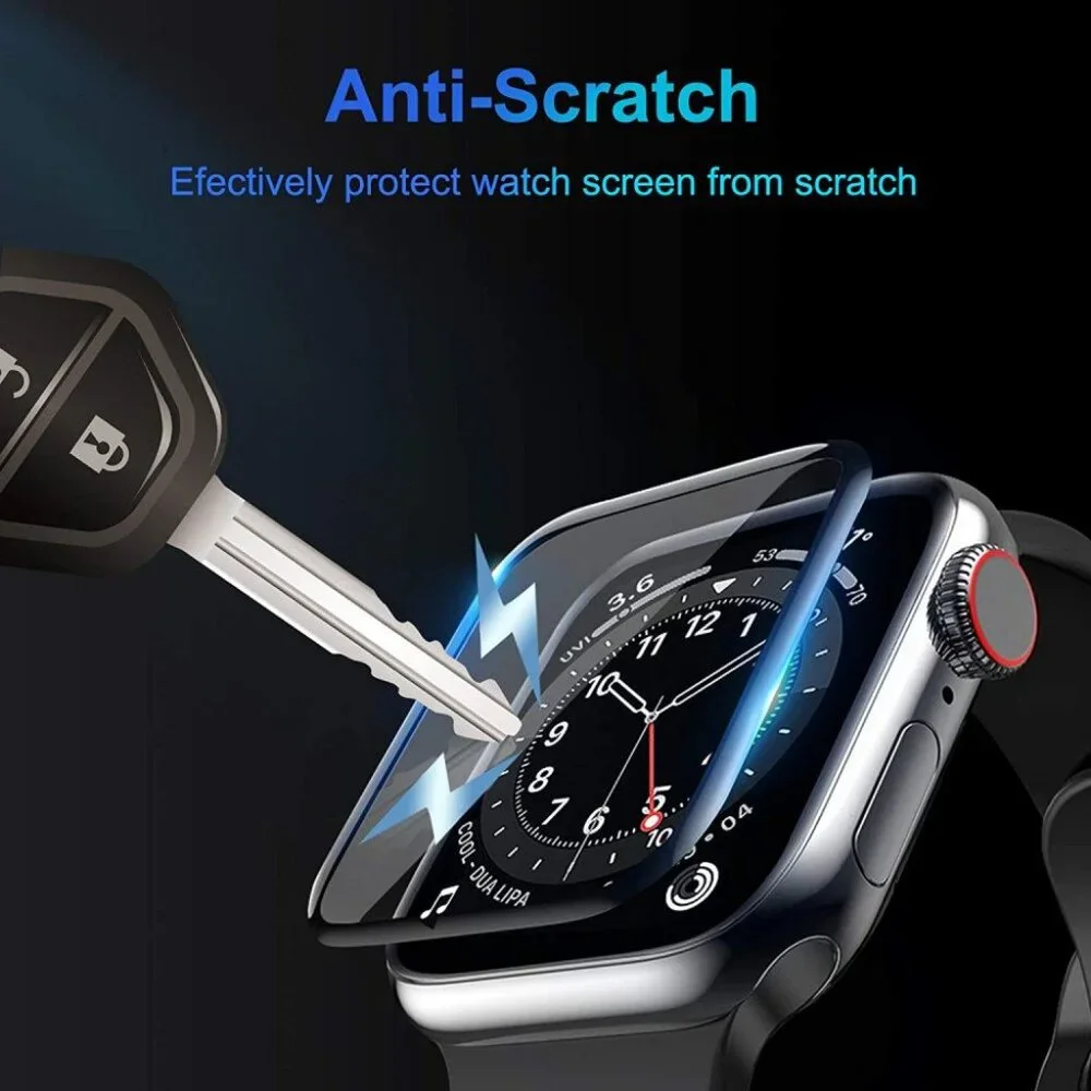 2pc PMMA Screen Protector Easy Installation Kit Included for Apple Watch 3/2/1